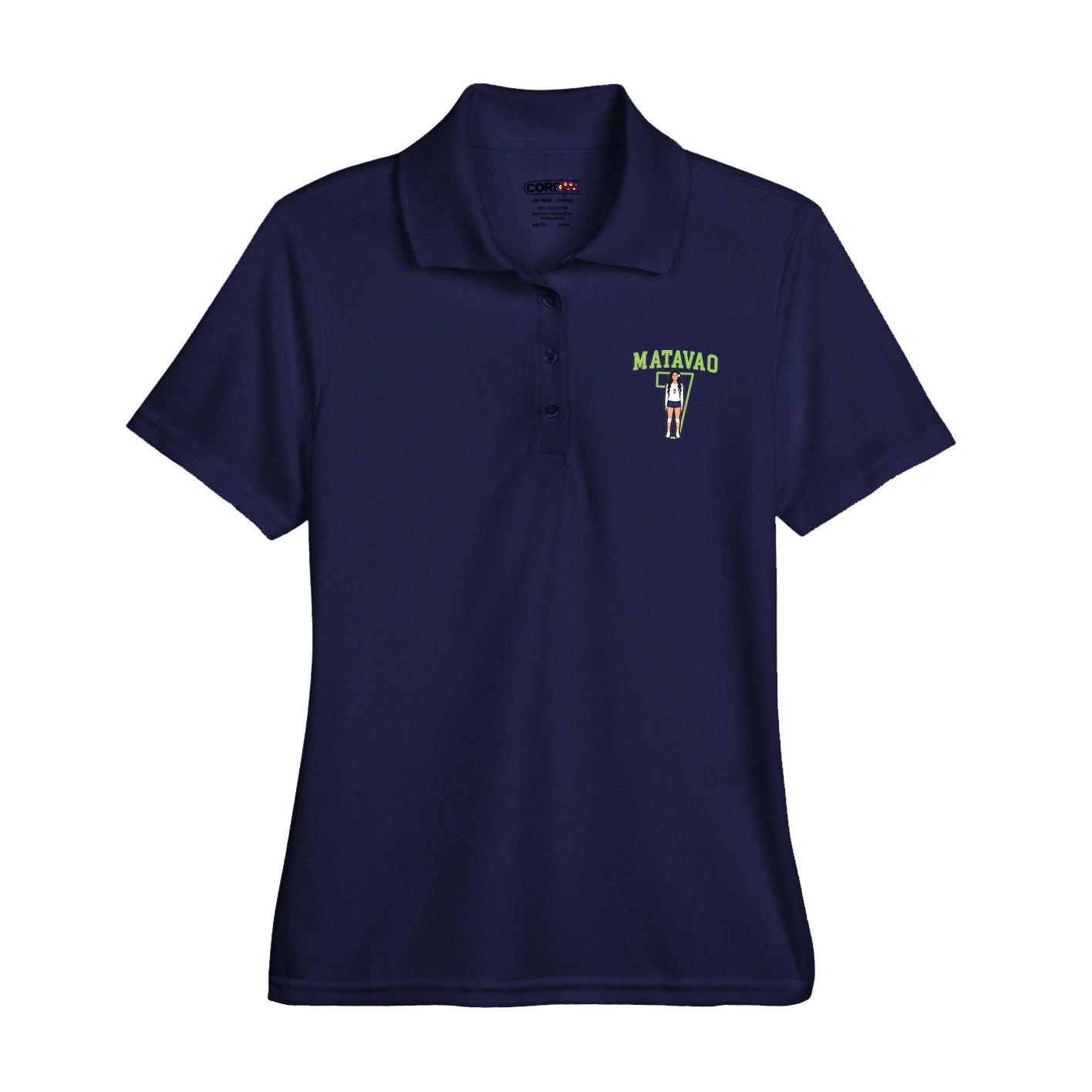 Womens Performance Polo — Shirsey in Navy