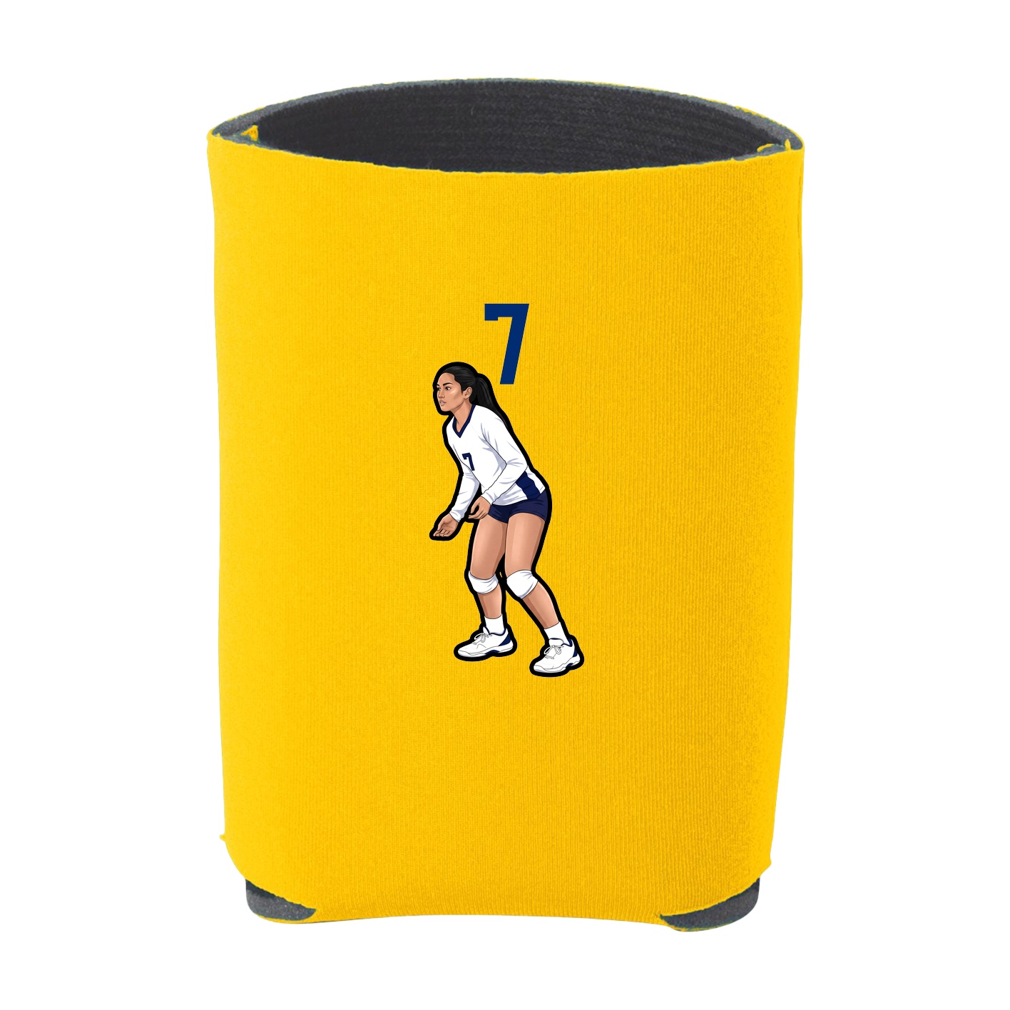 Can Holder — Number Top in Yellow