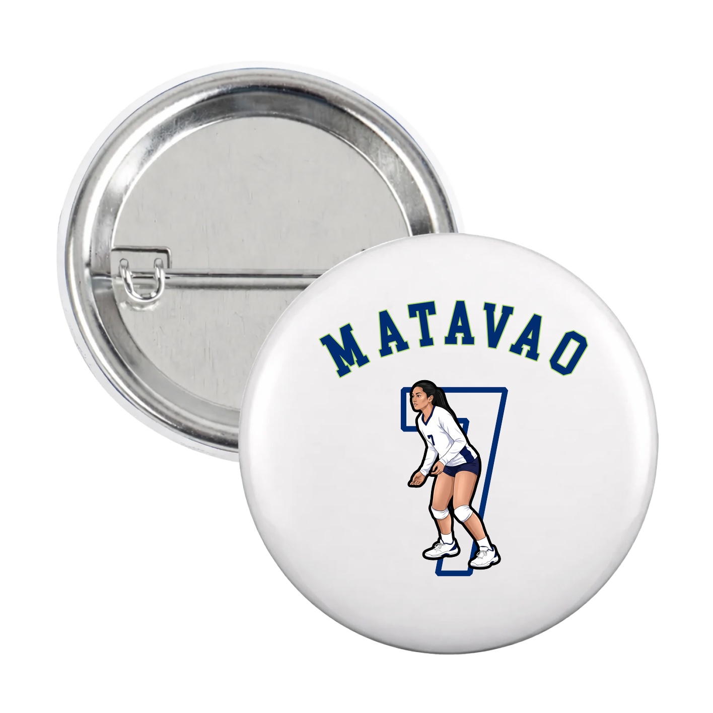 Game Day Button — Shirsey Arch in White
