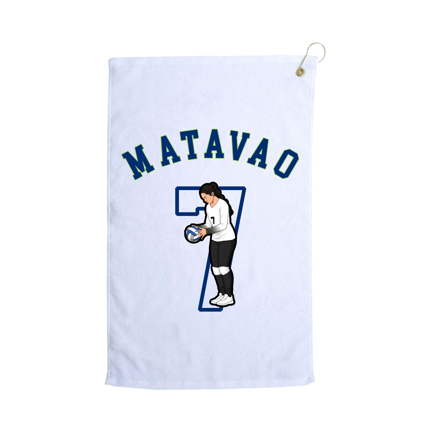 Golf Towel — Shirsey Arch in White