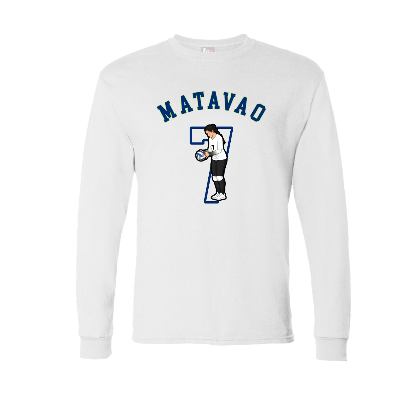 Long Sleeve Tee — Shirsey Arch in White