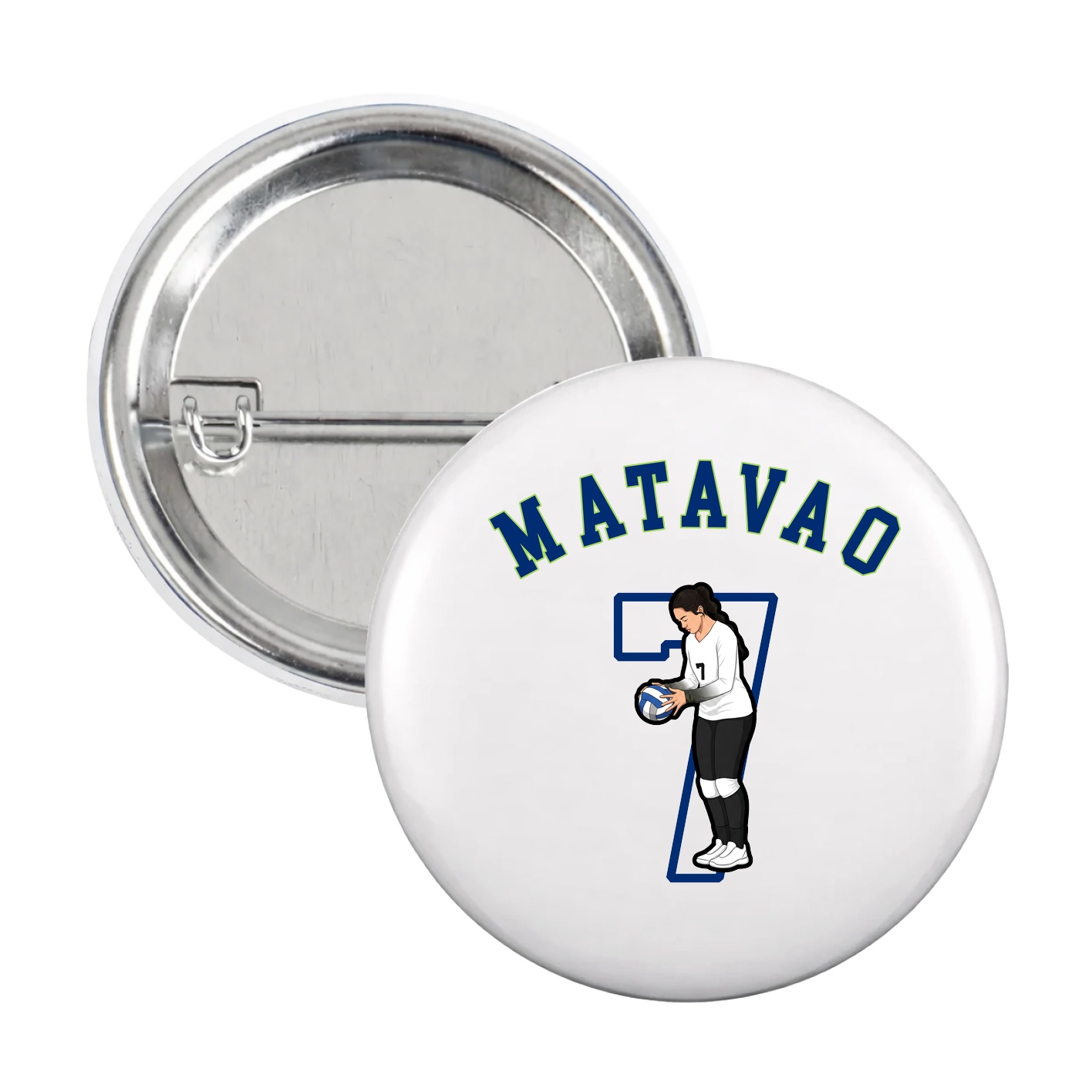 Game Day Button — Shirsey Arch in White