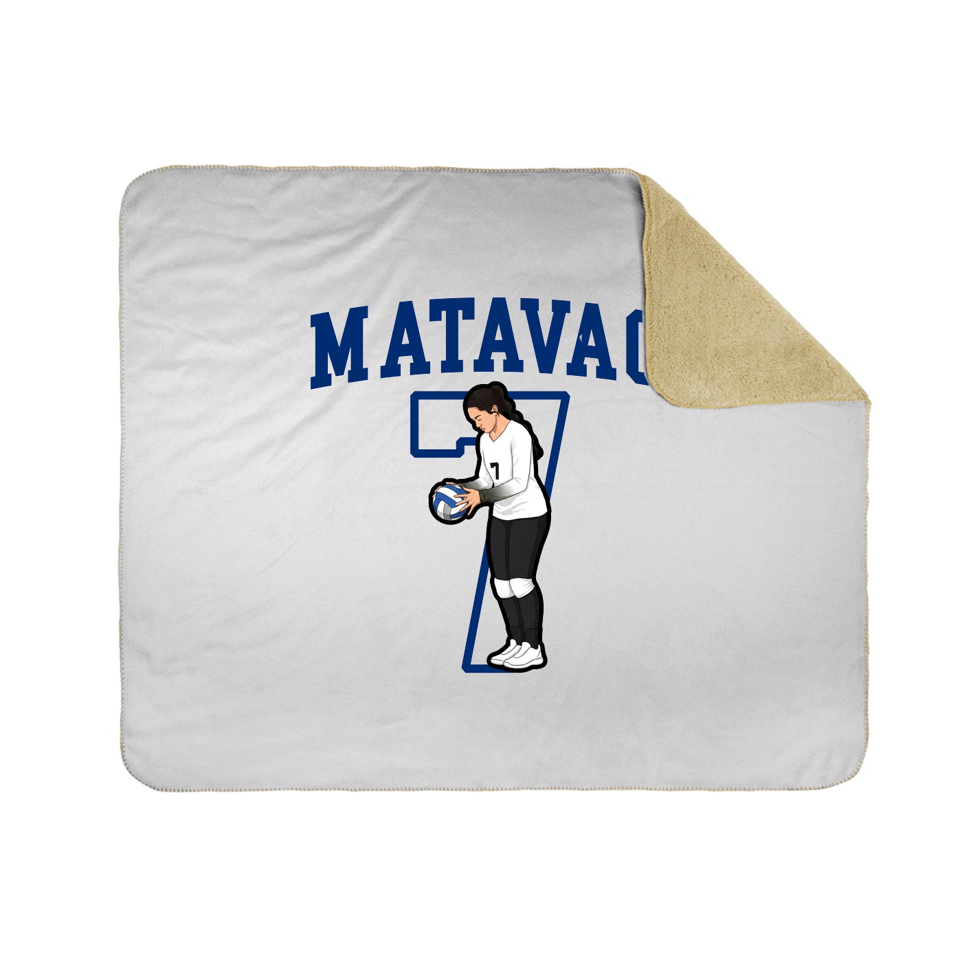 Throw Blanket — Shirsey in White