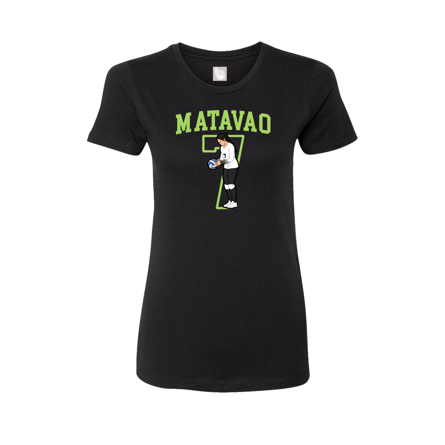 Fitted Women's Tee — Shirsey in Black