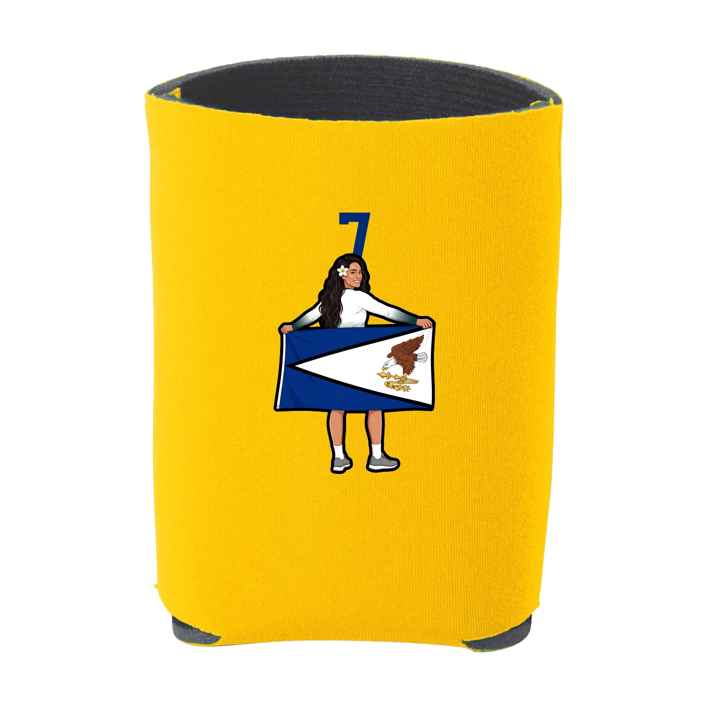 Can Holder — Number Top in Yellow