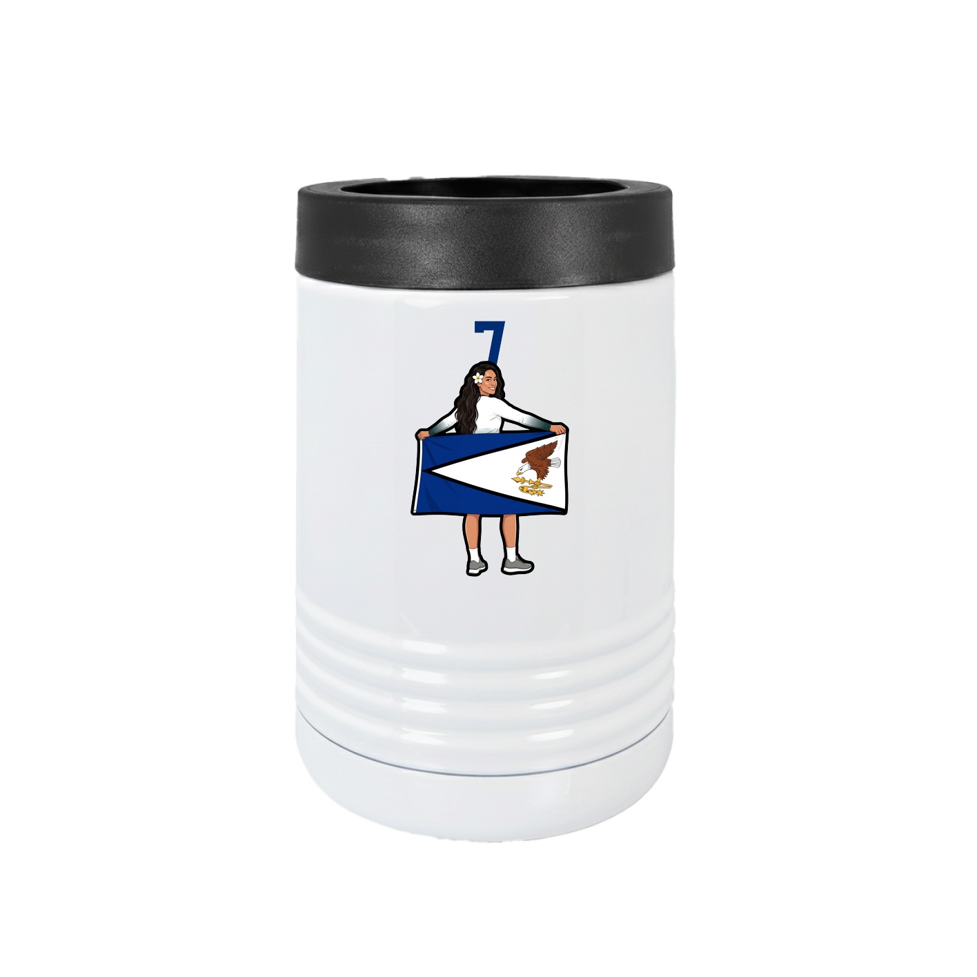 Beverage Holder — Number Top in White