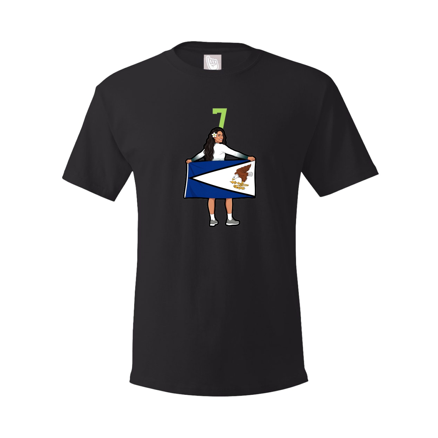 Tee — Number Top in Black