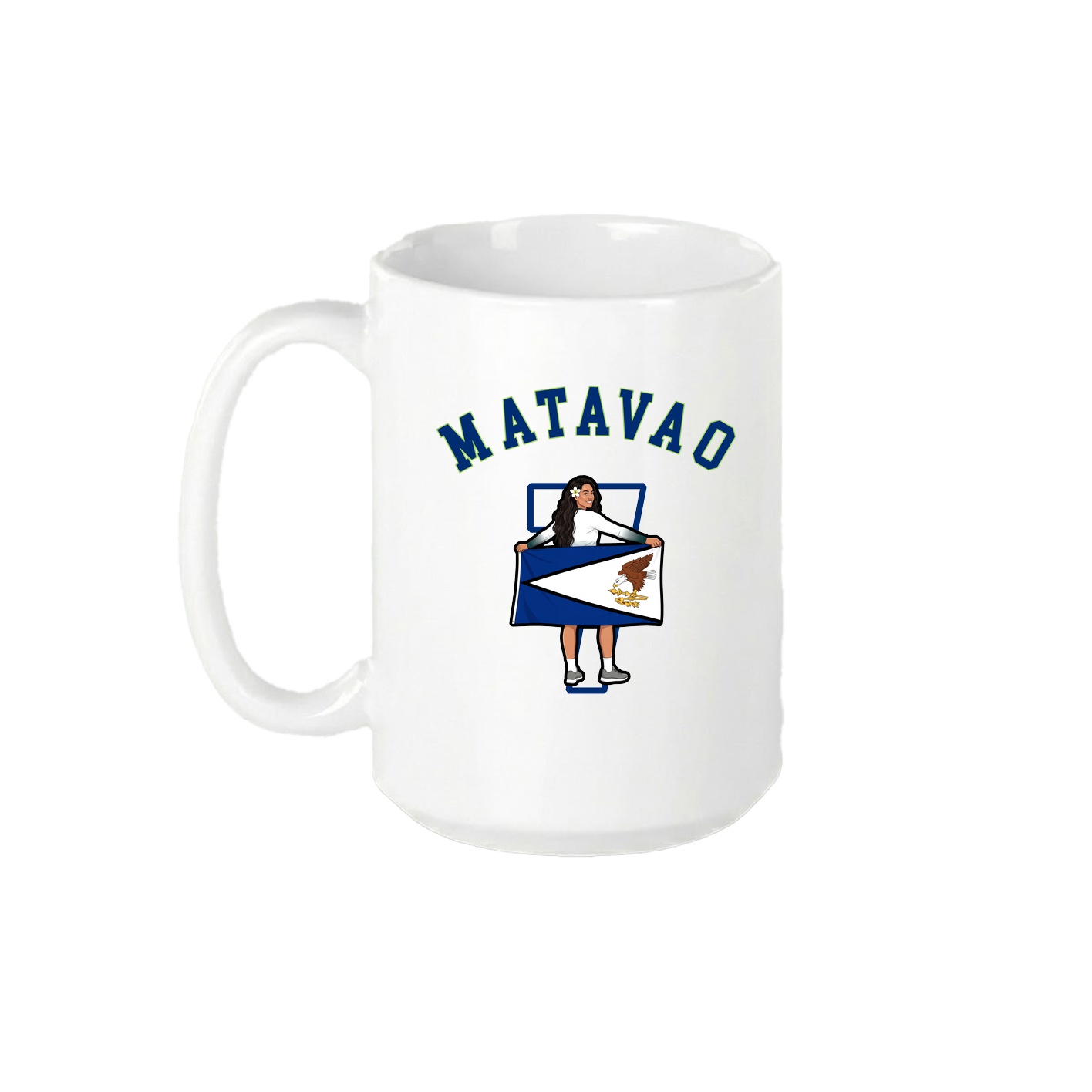 15oz Coffee Mug — Shirsey Arch in White