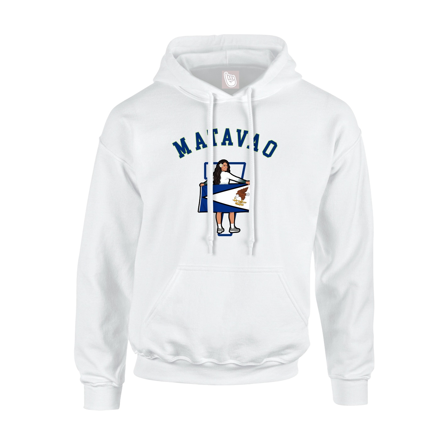 Hoodie — Shirsey Arch in White