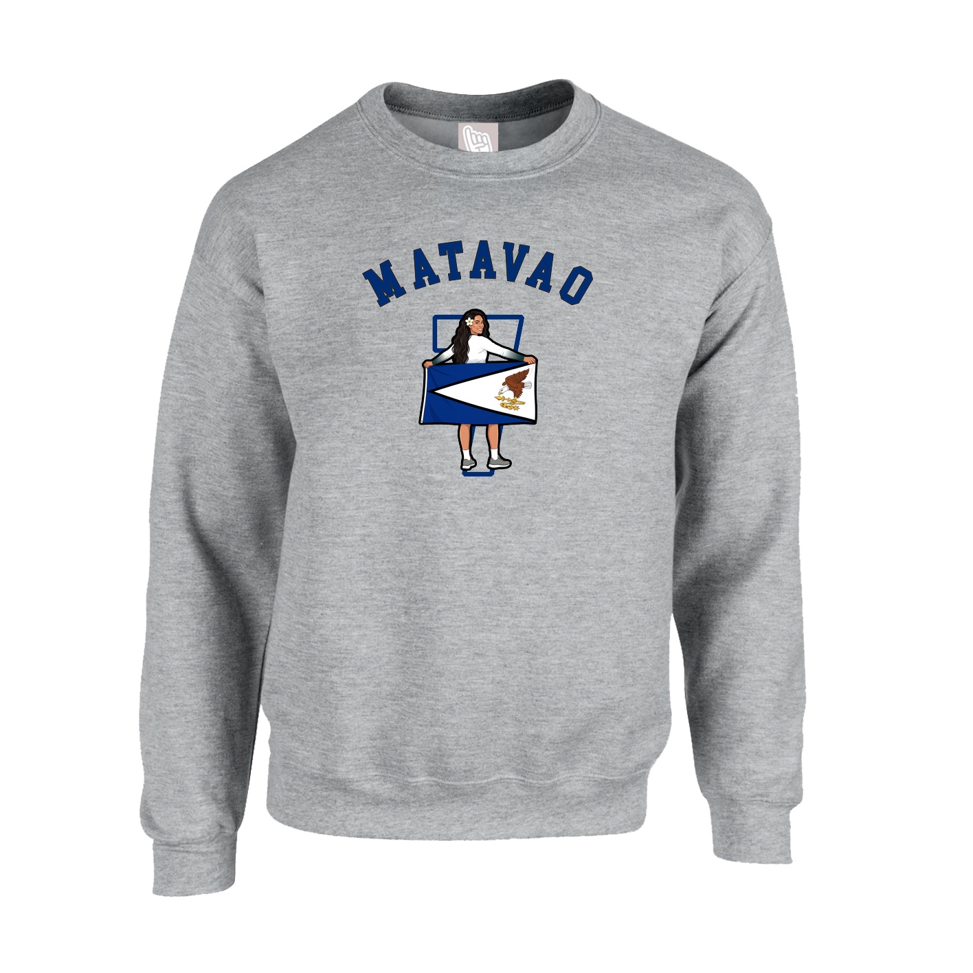 Fleece Crew — Shirsey Arch in Grey