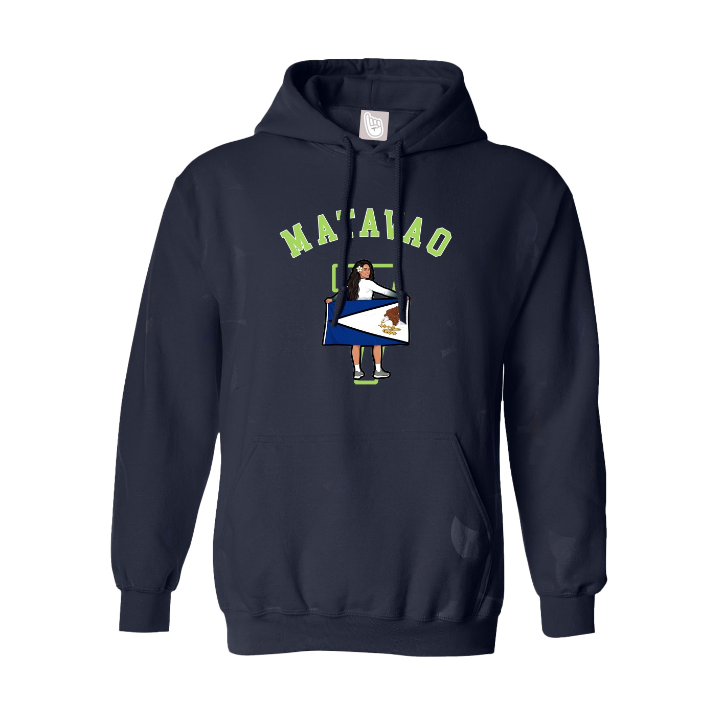 Youth Hoodie — Shirsey Arch in Navy