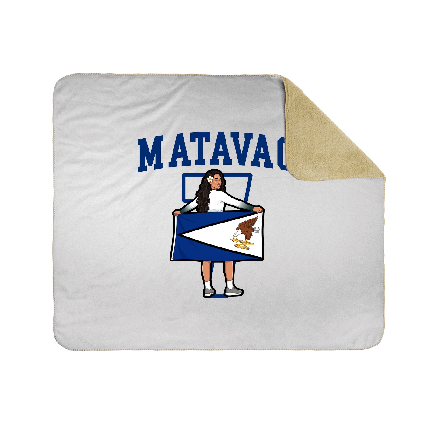 50x60 Sherpa Lined Throw Blanket