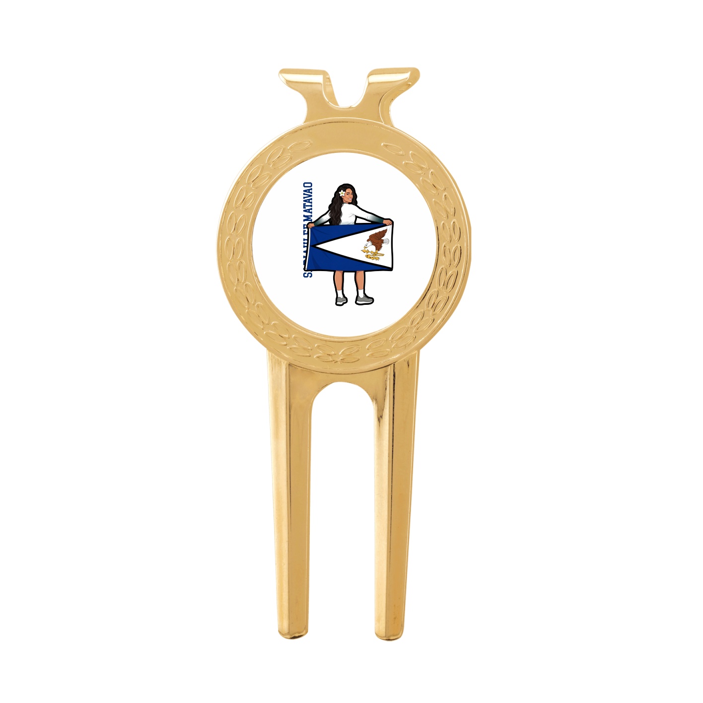 Divot Tool with Ball Marker — Name Vertical in Classic