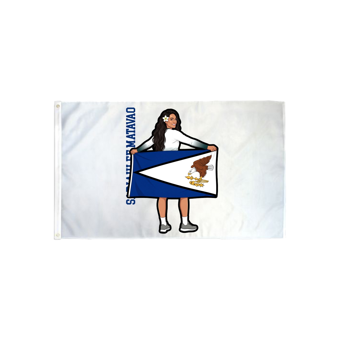 3x5 Flag — Name Vertical in Classic