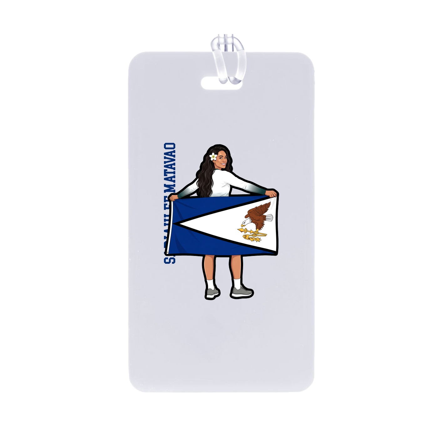 Bag Tag — Name Vertical in Classic