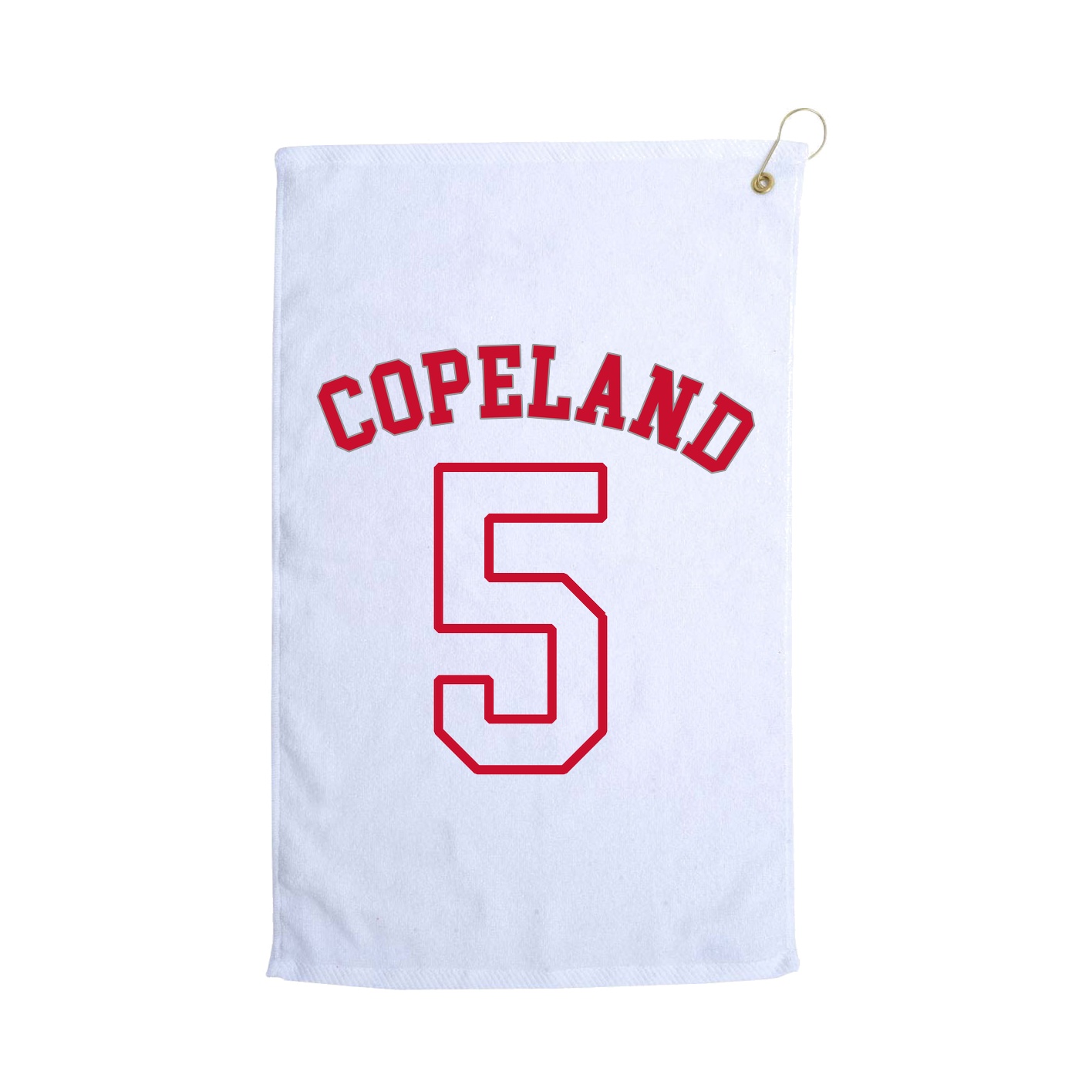 Golf Towel — Shirsey Arch in White