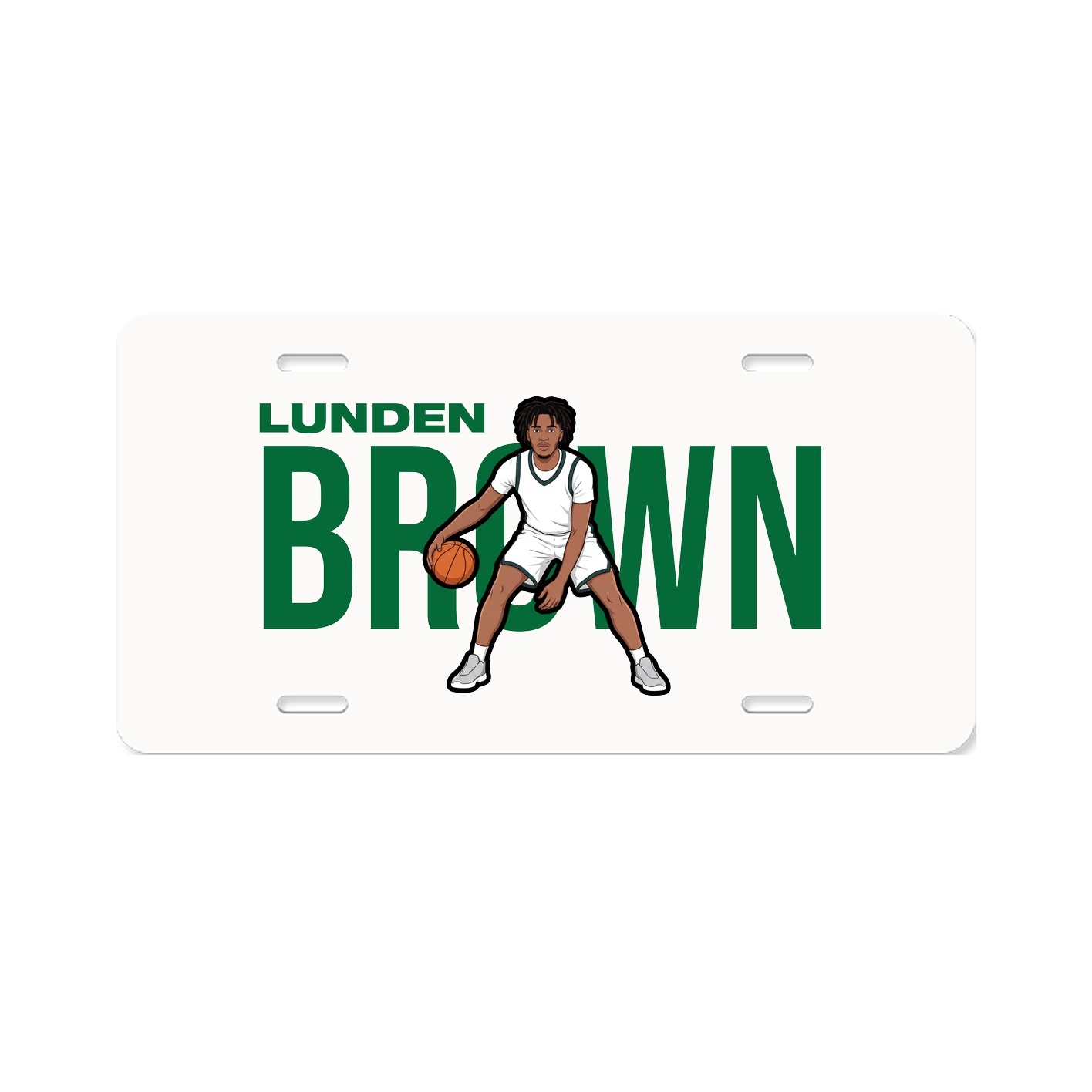 License Plate — Player Name in Classic