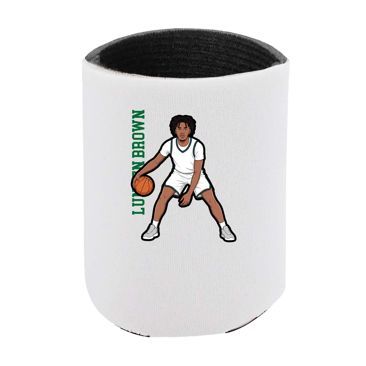 Can Holder — Name Vertical in White