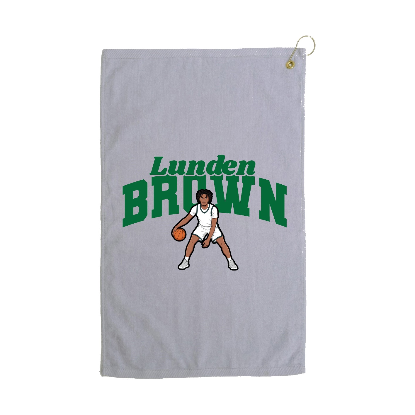 Golf Towel — Signature Arch in Grey
