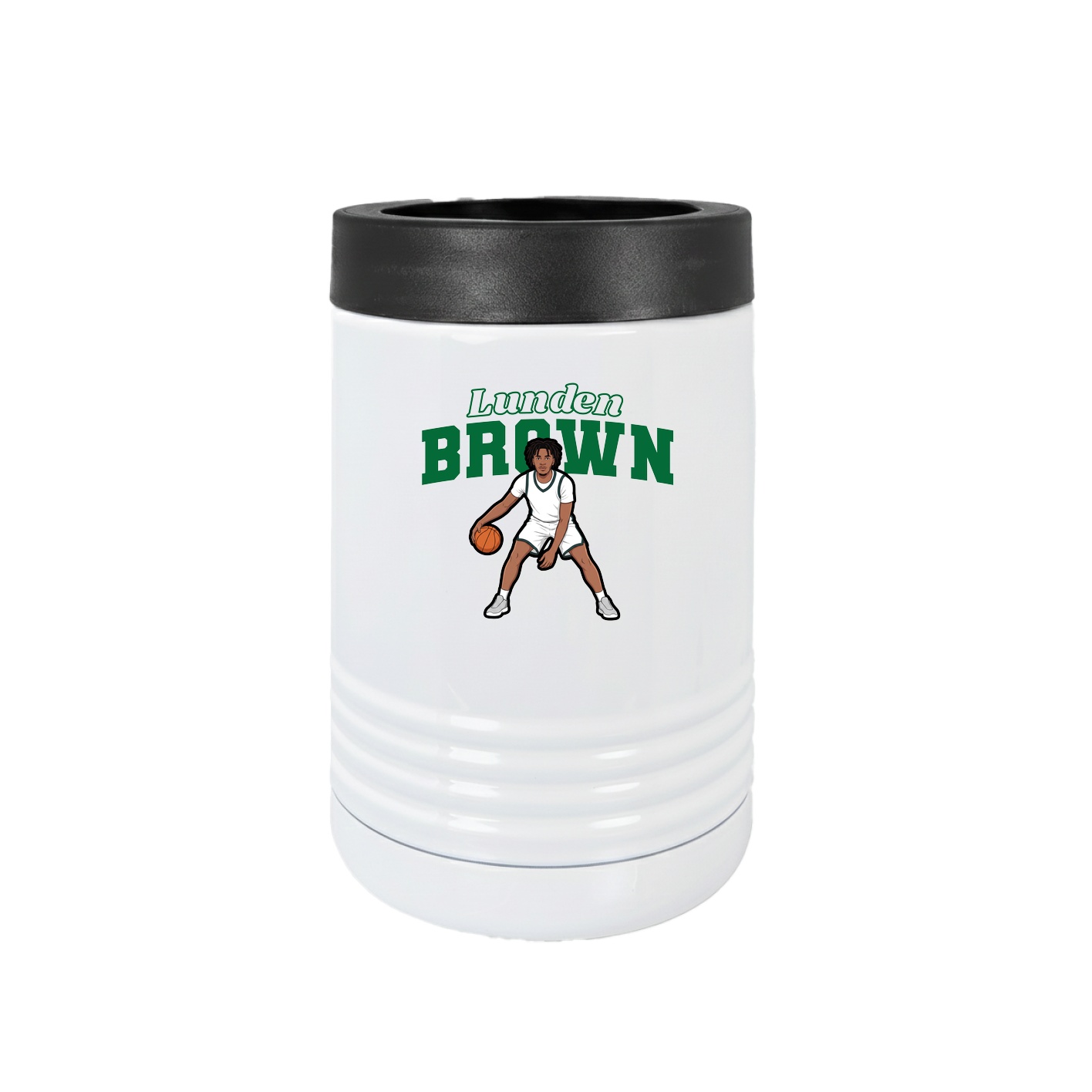 Beverage Holder — Name Arch in White