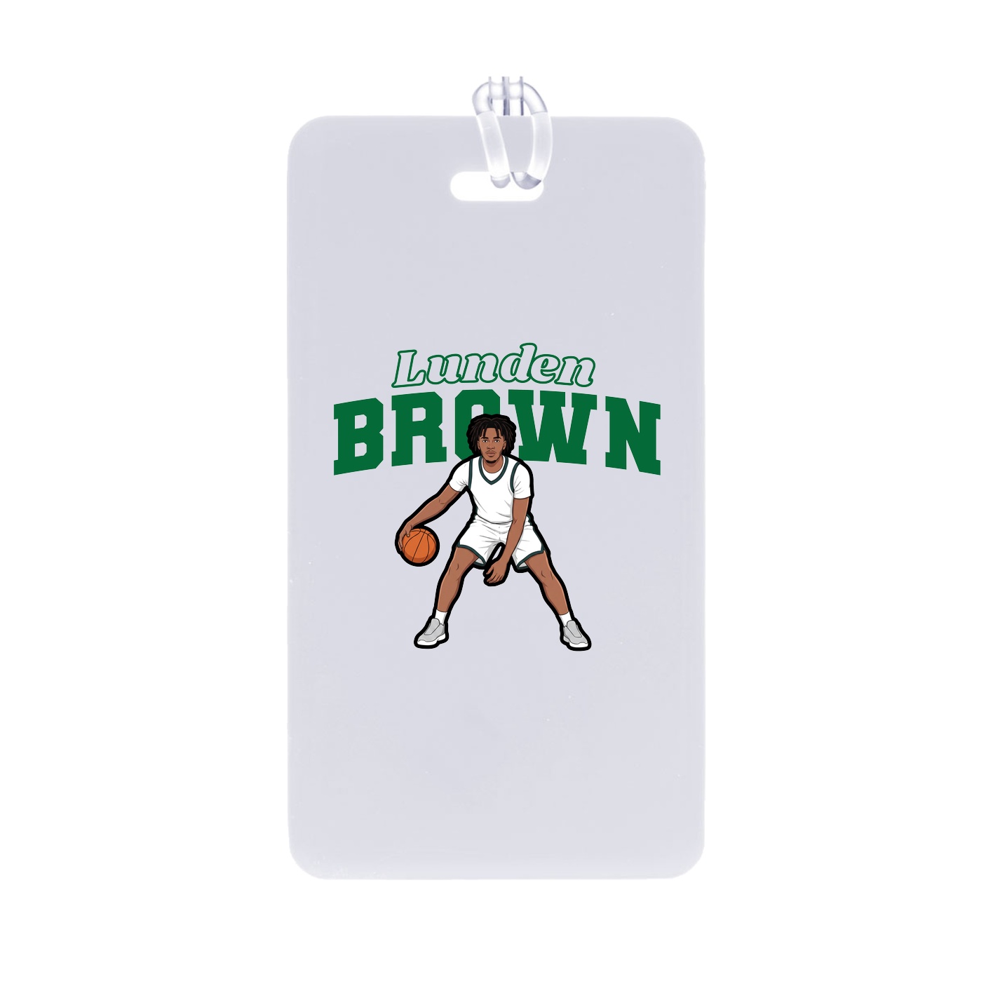 Bag Tag — Name Arch in Classic