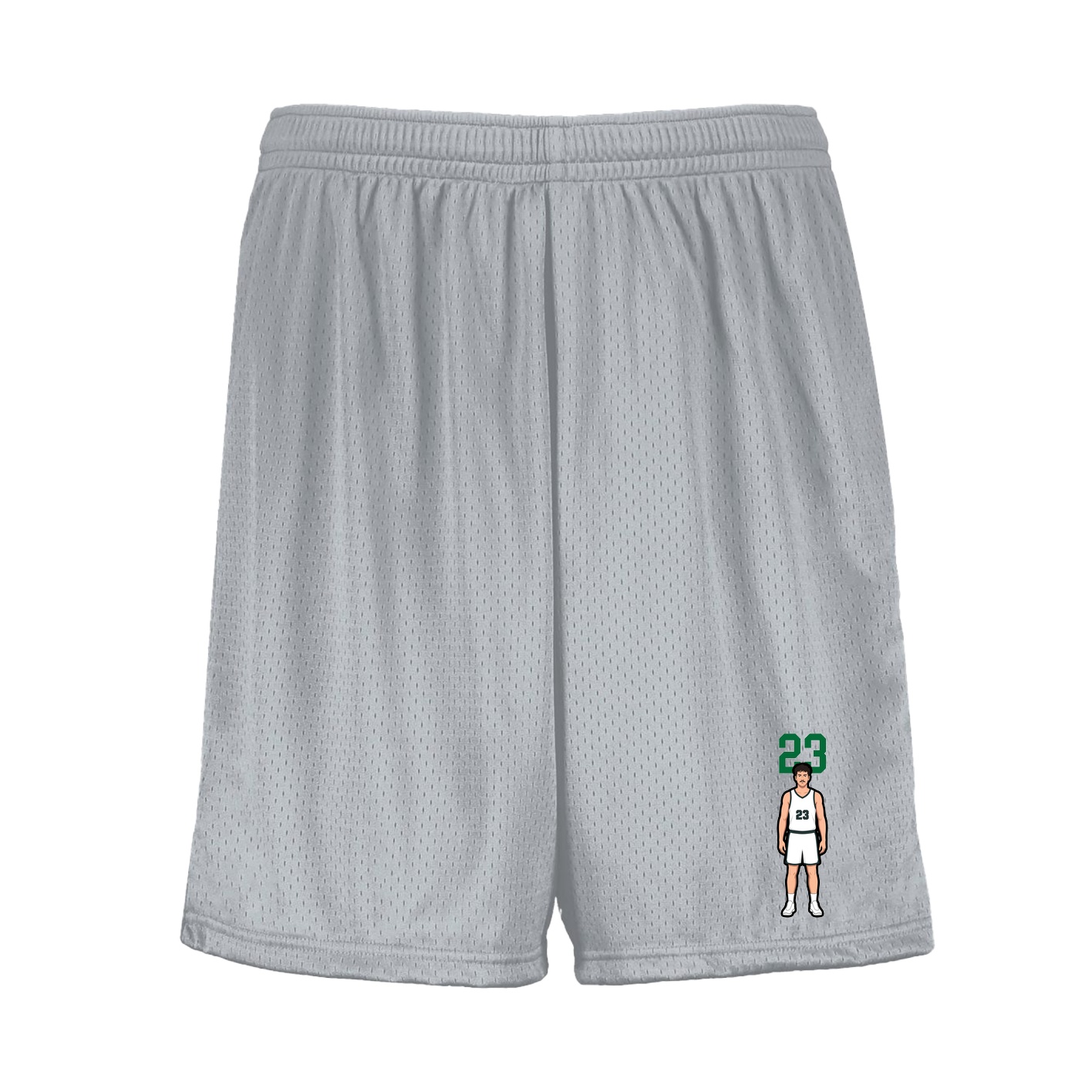 Shorts — Number Top in Silver