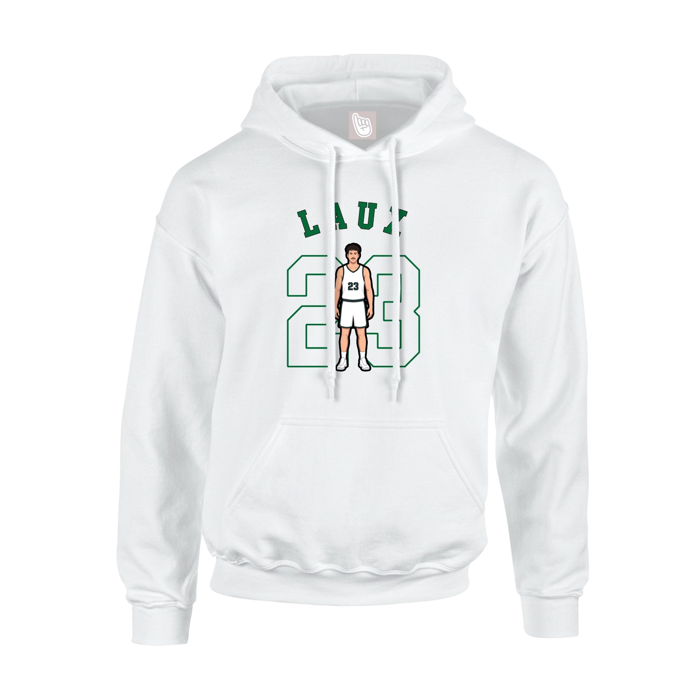 Youth Hoodie — Shirsey Arch in White
