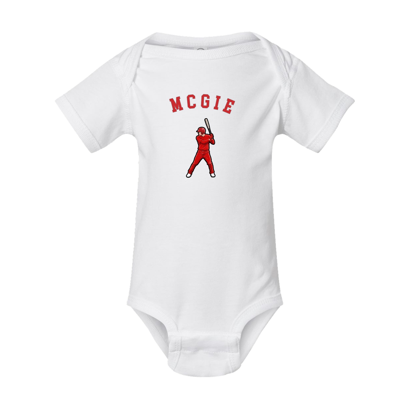 Baby Onesie — Shirsey Arch in White