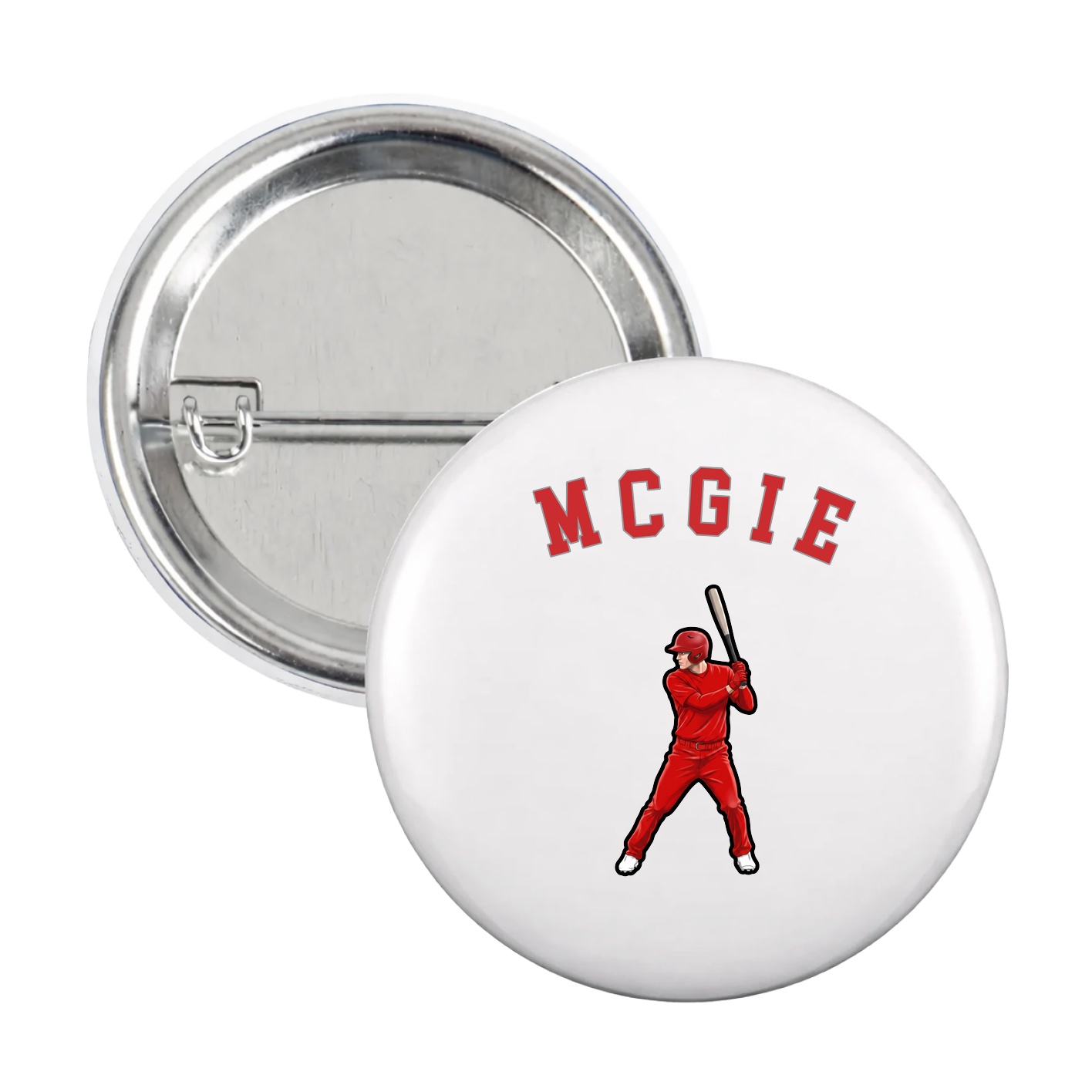 Game Day Button — Shirsey Arch in White