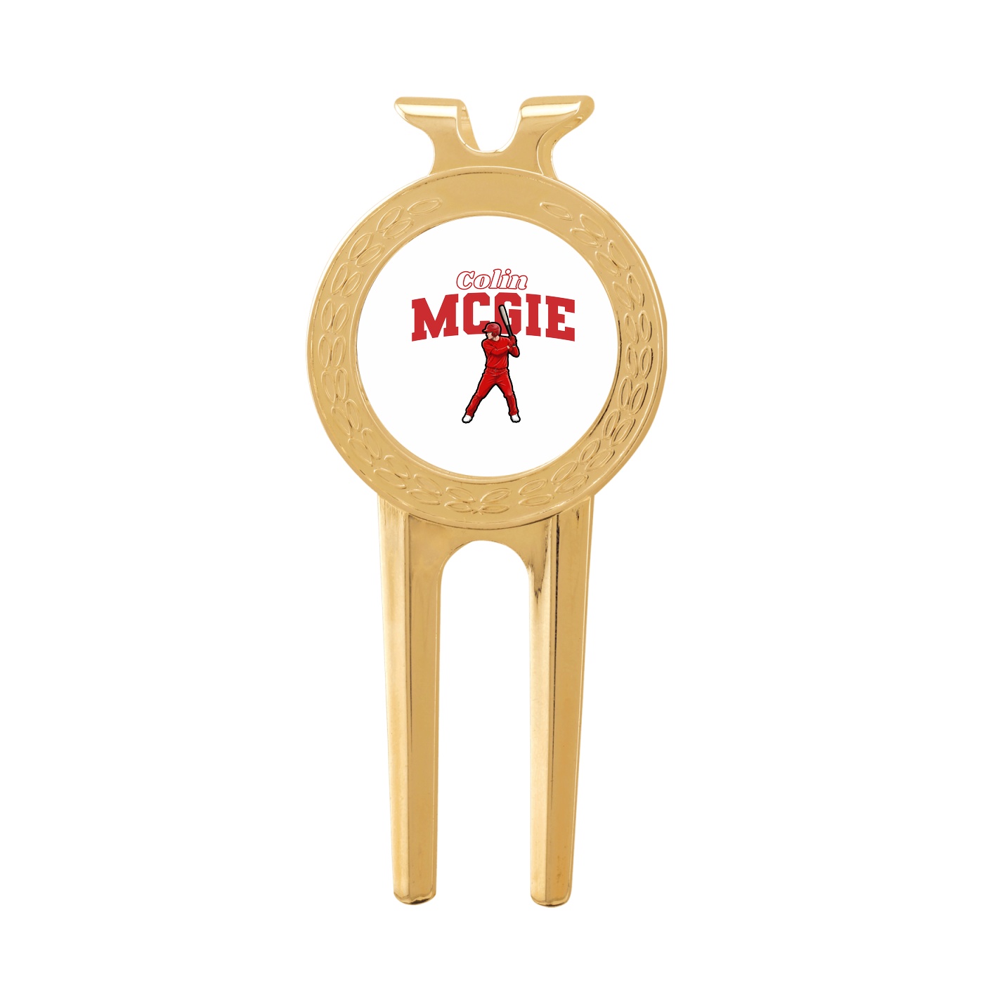 Divot Tool with Ball Marker — Name Arch in Classic