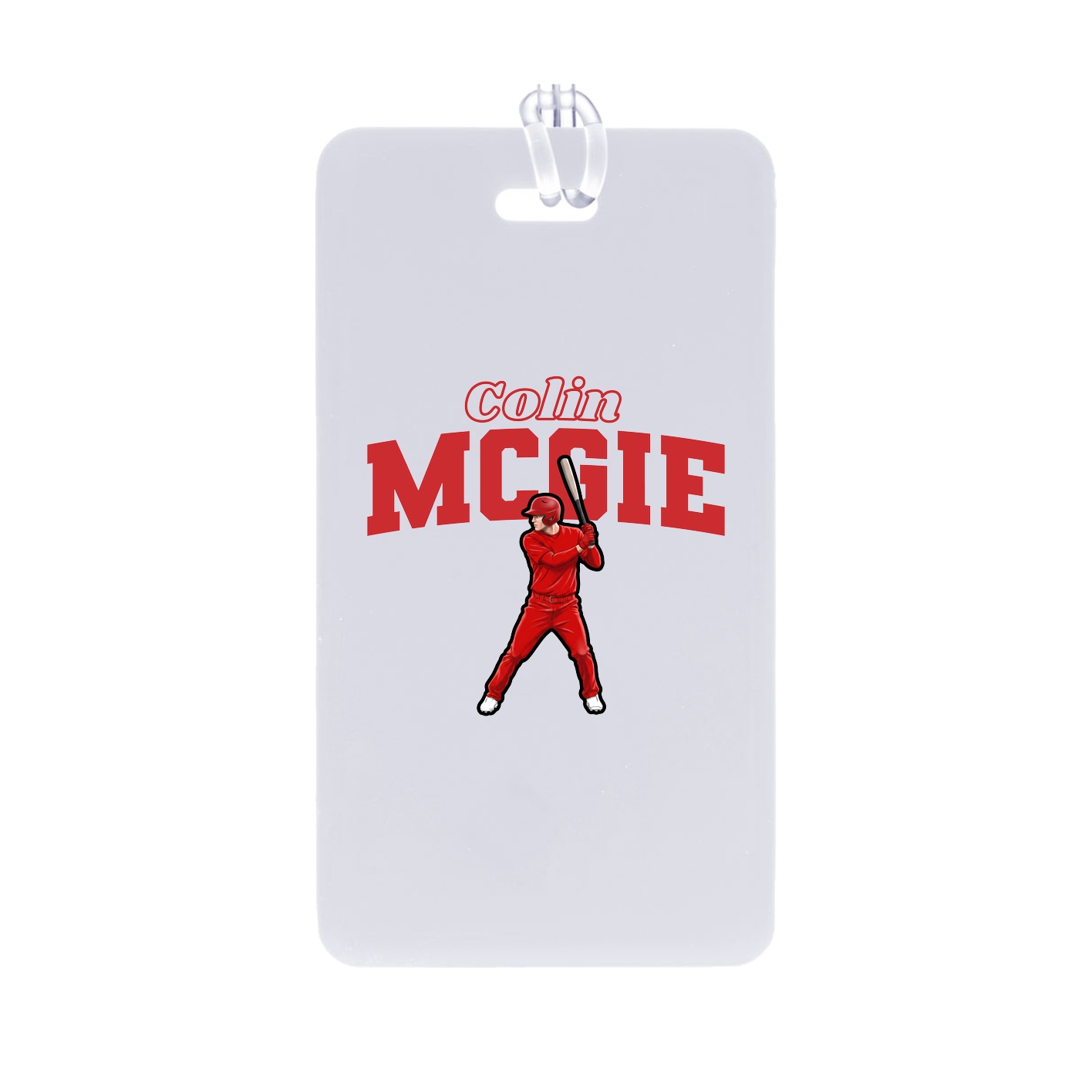 Bag Tag — Name Arch in Classic