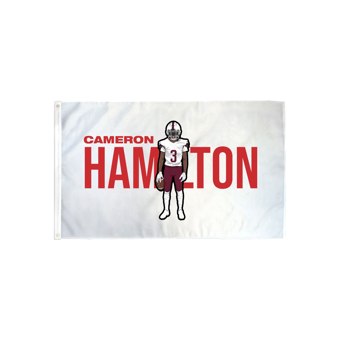 3x5 Flag — Player Name in Classic