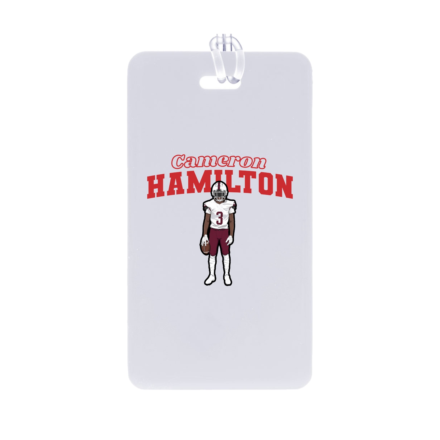 Bag Tag — Name Arch in Classic