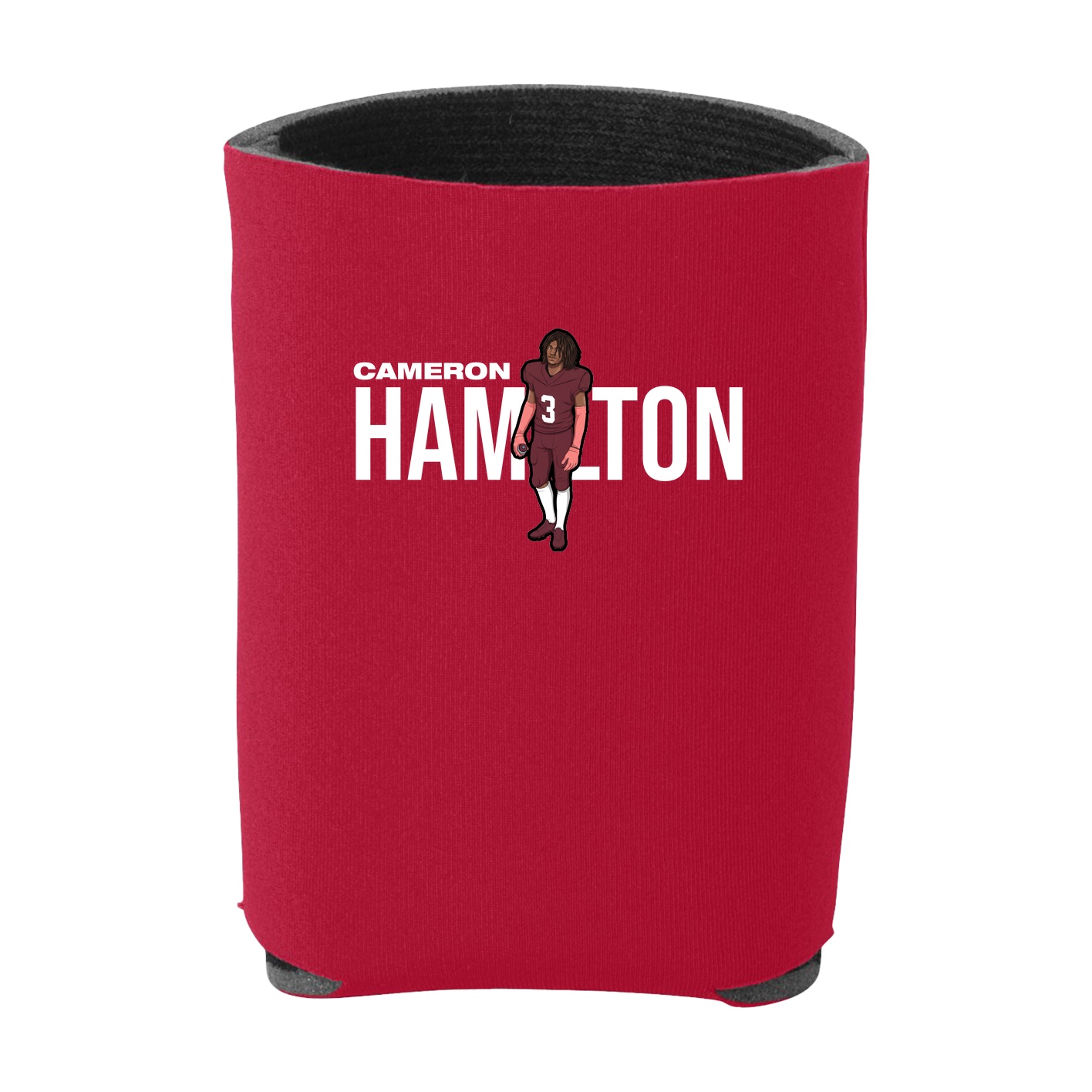 Can Holder — Player Name in Red