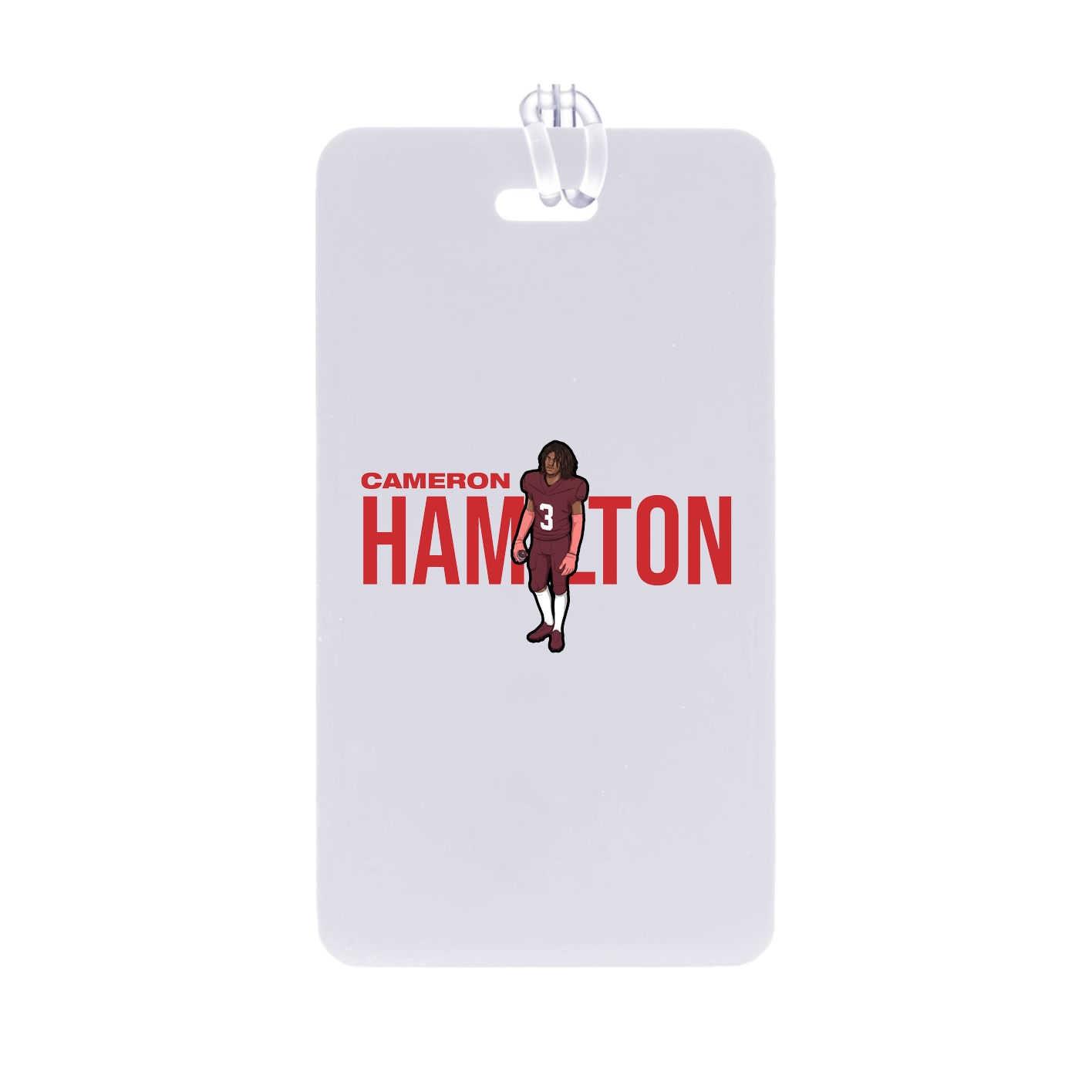 Bag Tag — Player Name in Classic