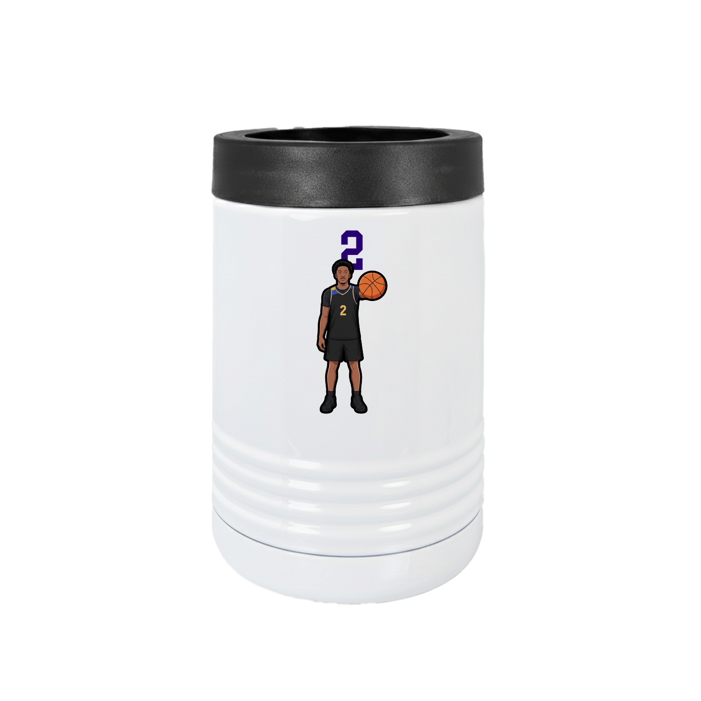 Beverage Holder — Number Top in White