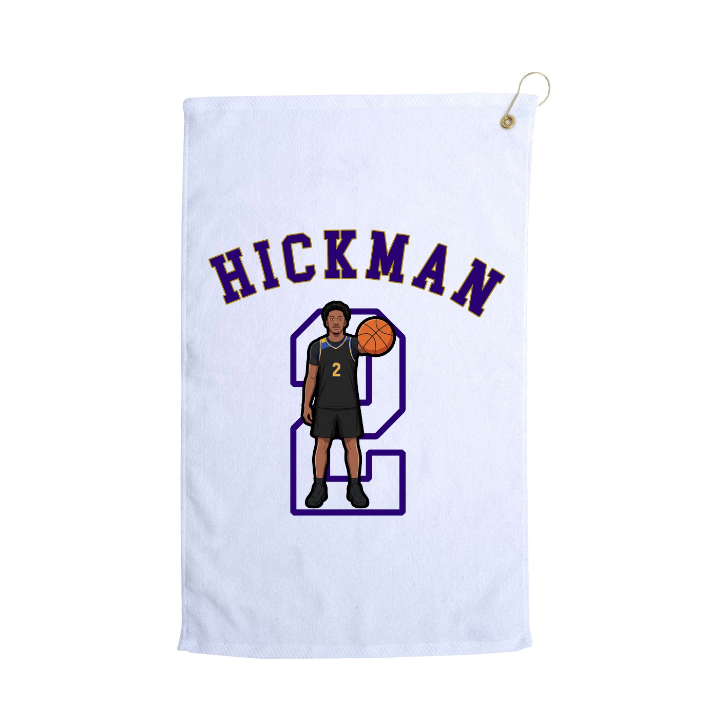 Golf Towel — Shirsey Arch in White