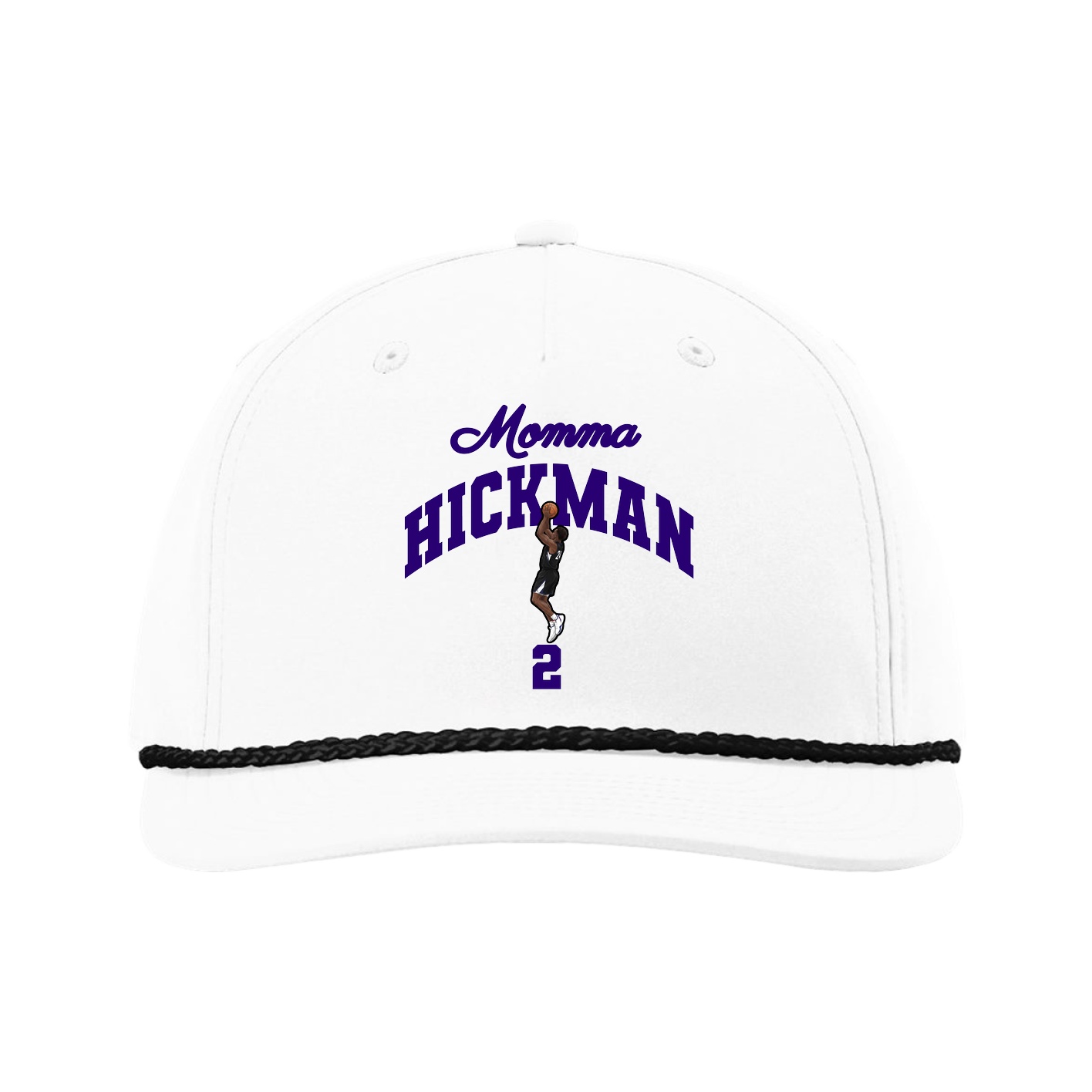 Five-Panel Classic Rope Cap — Mothers Day Arch in White