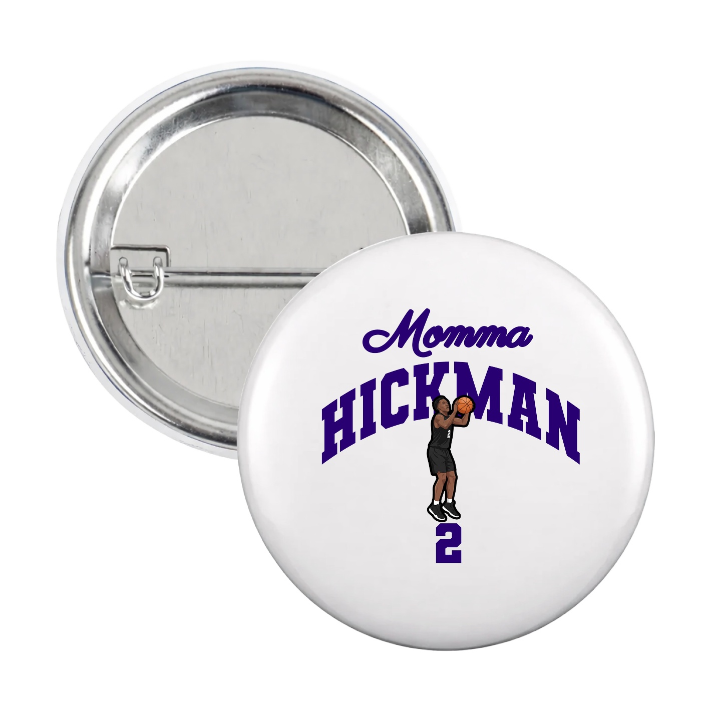 Game Day Button — Mothers Day Arch in White