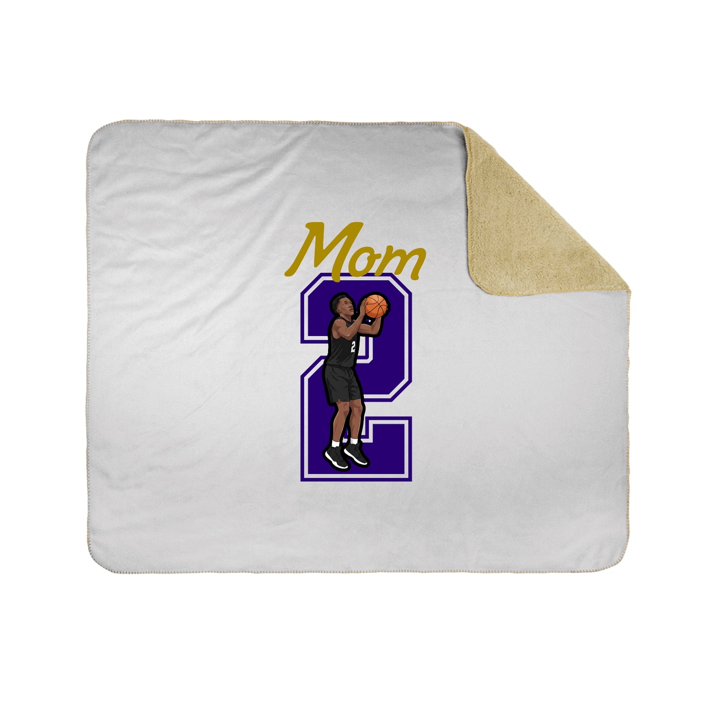 Throw Blanket — Mothers Day Shirsey in White