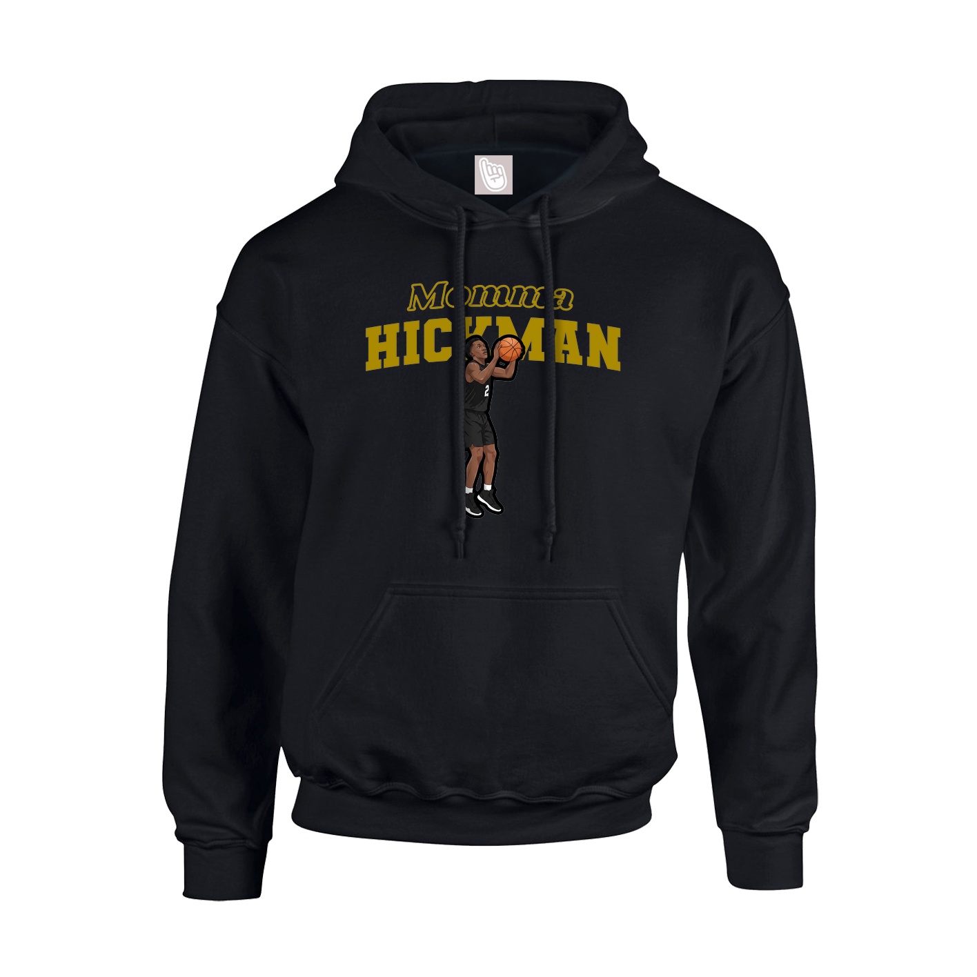 Hoodie — Mothers Day Block in Black