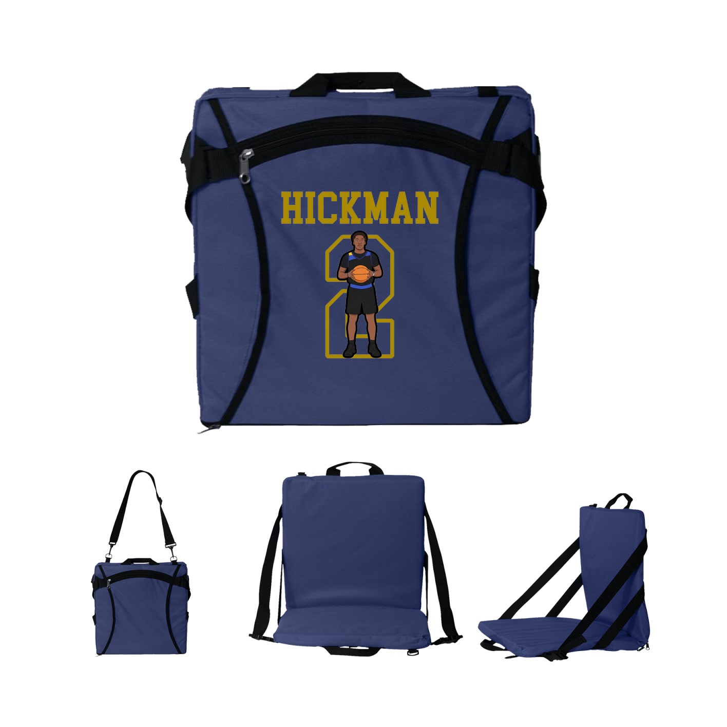 Folding Stadium Seat — Shirsey in Navy