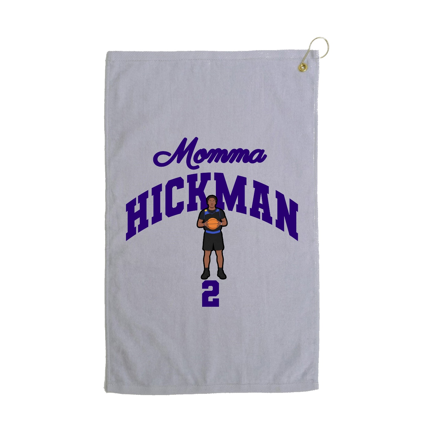 Golf Towel — Mothers Day Arch in Grey