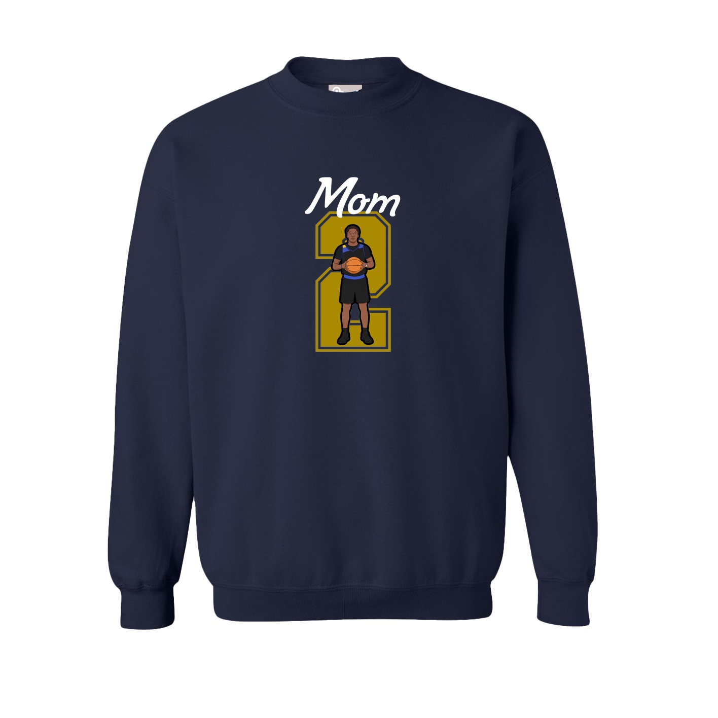 Fleece Crew — Mothers Day Shirsey in Navy