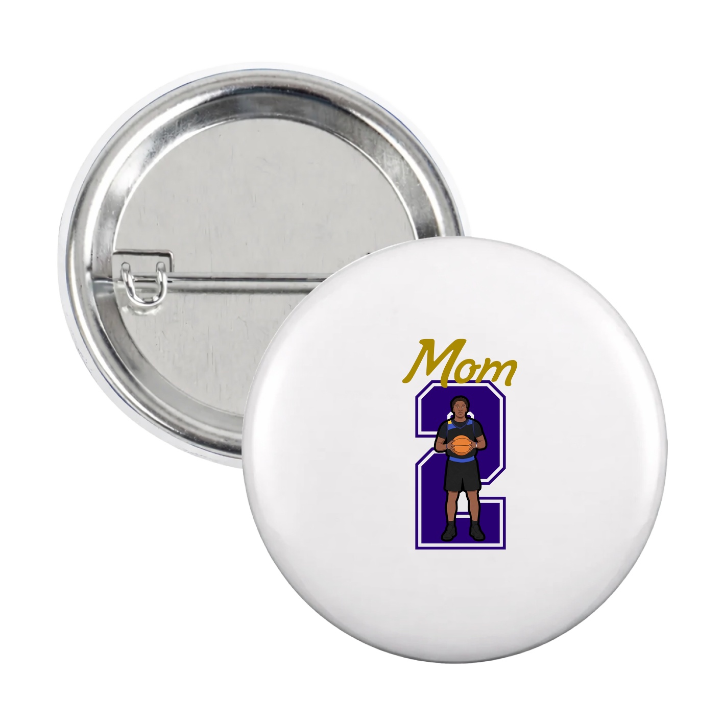 Game Day Button — Mothers Day Shirsey in White