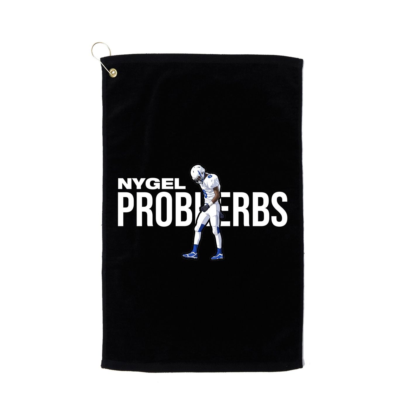 Golf Towel — Player Name in Black