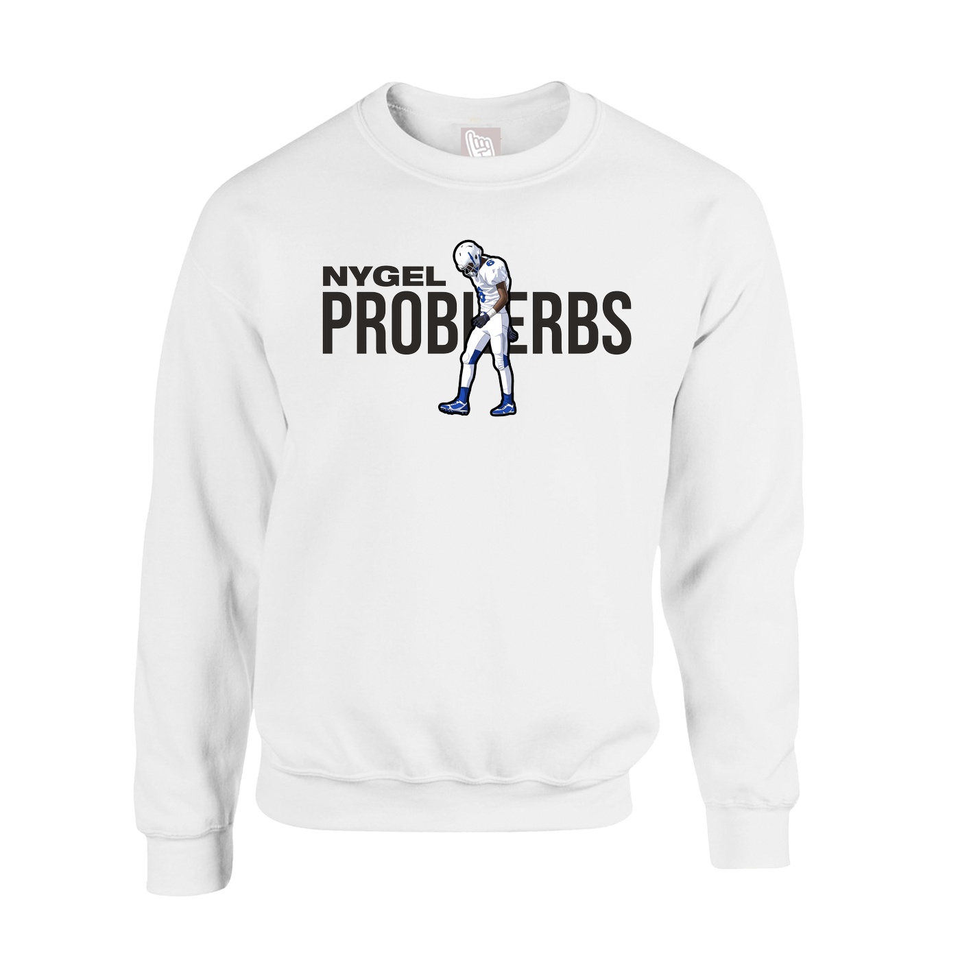 Fleece Crew — Player Name in White