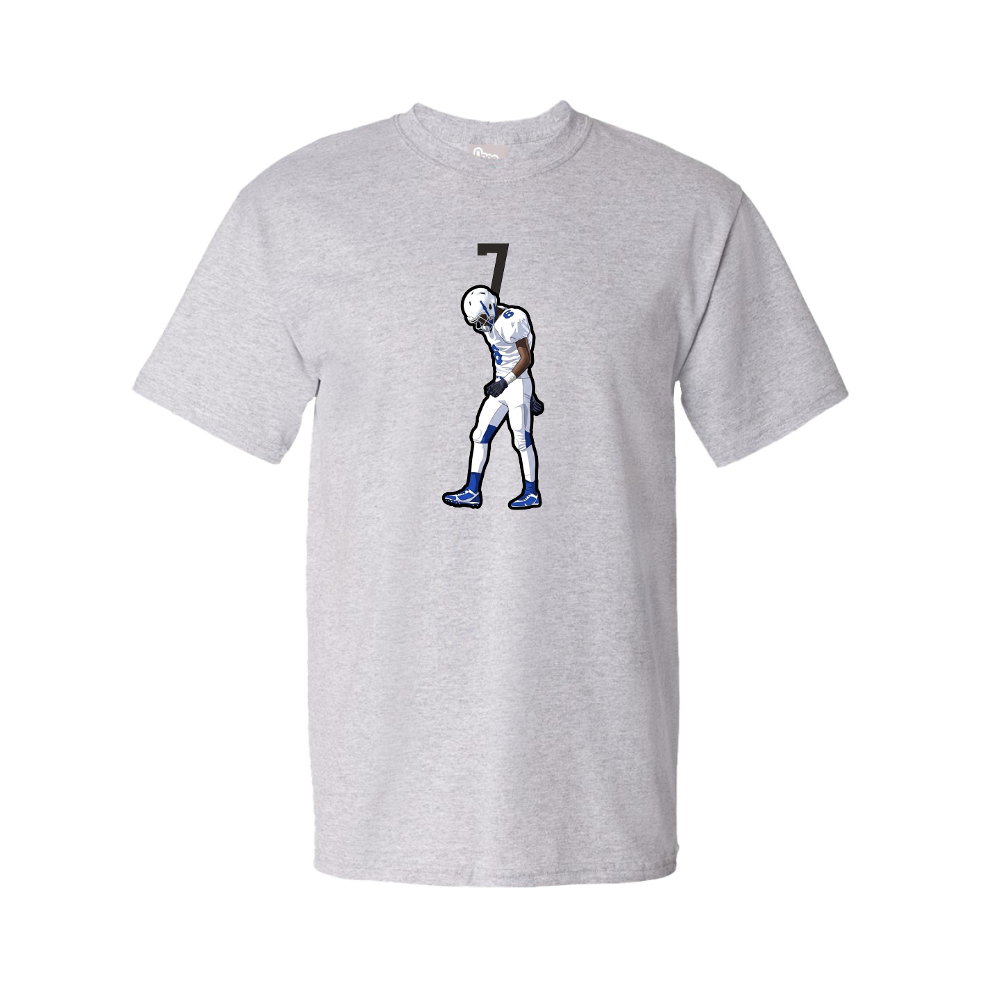 Tee — Number Top in Grey