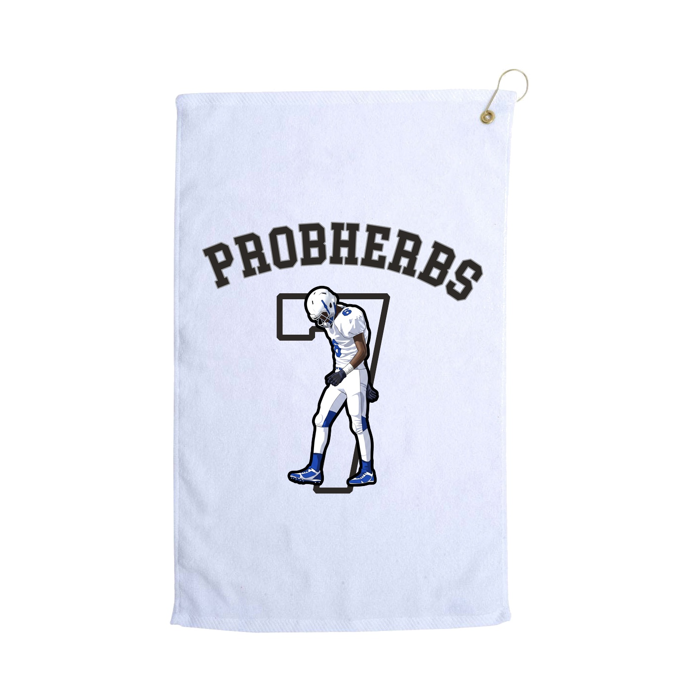 Golf Towel — Shirsey Arch in White