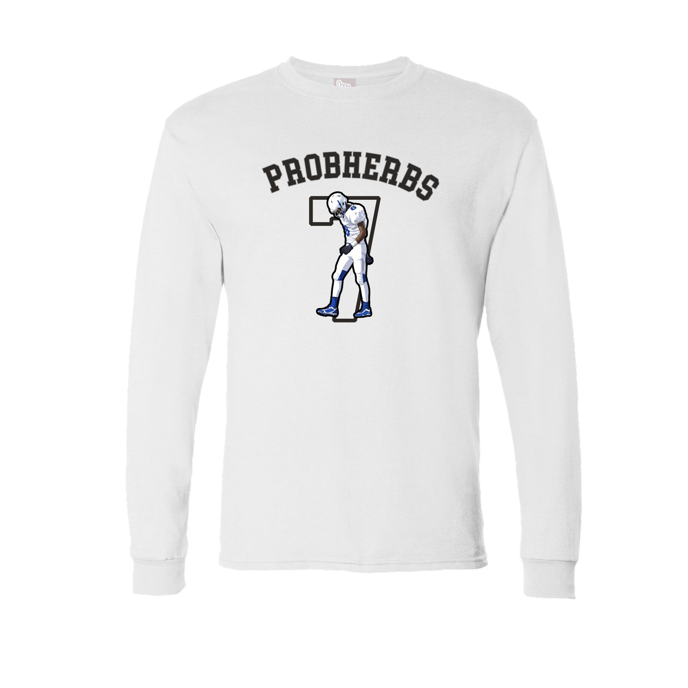 Long Sleeve Tee — Shirsey Arch in White